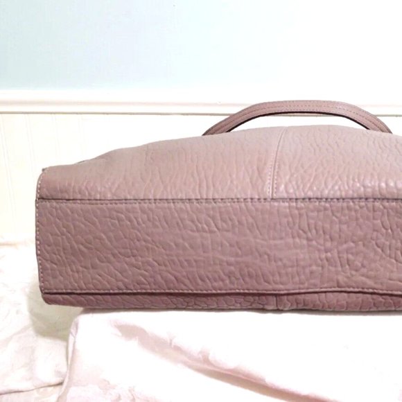 NEW Vince Camuto CASHMERE Taupe 100% Leather XL Satchel Shoulder Bag Expandable - Picture 9 of 13